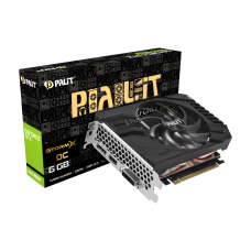 Видеокарта GeForce GTX 1660 SUPER, Palit, StormX OC, 6Gb GDDR6, 192-bit (NE6166SS18J9-161F)