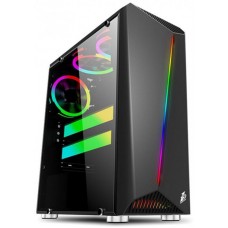 Корпус 1stPlayer Rainbow-R3 Color LED Black, без БЖ, 6931630200376