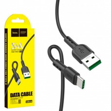 Кабель USB <-> USB Type-C, Hoco 5A Surge, 1,2 m, X33, Black