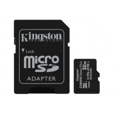 Карта памяти microSDHC, 32Gb, Class10 UHS-1 А1, Kingston R-100MB/s, SD адаптер (SDCS2/32GB)