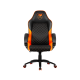 Ігрове крісло Cougar Fusion Orange, дышащая экокожа, стальной каркас