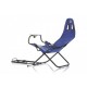 Игровое кресло Playseat Challenge PlayStation, с креплениеем для руля, Black/Blue (RCP.00162)