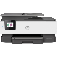 БФП струменевий кольоровий A4 HP OfficeJet Pro 8023, White/Grey (1KR64B)
