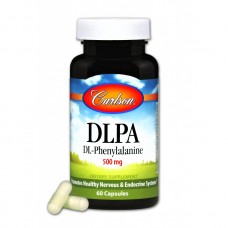 DLPA (фенілаланін) 500 мг, Carlson, 60 капсул