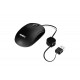Миша Sven RX-60, Black, USB, оптична, 1000 dpi, 2 кнопки, кабель, що автоматично скручується