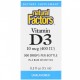 Вітамін D3 у краплях, без ароматизаторів, Vitamin D3 Drops, Natural Factors, 400 МО, 15 мл