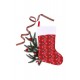 Новогодний носок для подарков ColorWay 