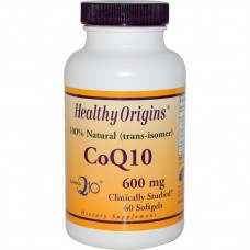 Коэнзим Q10 600 мг, Healthy Origins, 60 желатиновых капсул