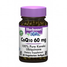 Коэнзим Q10 60 мг, Bluebonnet Nutrition, 30 желатиновых капсул