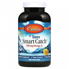 Омега-3 для підлітків, Smart Catch, Carlson, 180 желатинових капсул
