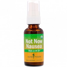 Спрей от тошноты, Herb Pharm, Not Now Nausea, Herbs on the Go,1 ж. унц. (30 мл)
