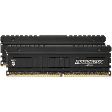 Пам'ять 8Gb x 2 (16Gb Kit) DDR4, 3600 MHz, Crucial Ballistix Elite, Black (BLE2K8G4D36BEEAK)