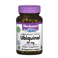 Убихинол 50 мг, Cellular Active, Bluebonnet Nutrition, 60 желатиновых капсул
