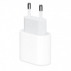 Сетевое зарядное устройство Apple MU7T2, White, USB-C, 18W