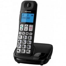 Радіотелефон Panasonic KX-TGE110UCB (Чорний), АВН, Caller ID, спікерфон