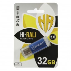 USB 3.0 Flash Drive 32Gb Hi-Rali Rocket series Blue, HI-32GB3VCBL