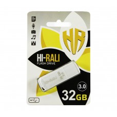USB 3.0 Flash Drive 32Gb Hi-Rali Taga series White, HI-32GB3TAGWH