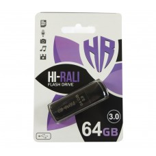 USB 3.0 Flash Drive 64Gb Hi-Rali Taga series Black, HI-64GB3TAGBK