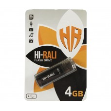 USB Flash Drive 4Gb Hi-Rali Stark series Black, HI-4GBSTBK