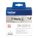 Картридж Brother DK22212, White, 62 мм / 15.24 м, нерозрізана клейка плівка, що відділяється, для друку