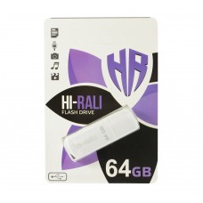 USB Flash Drive 64Gb Hi-Rali Taga series White, HI-64GBTAGWH
