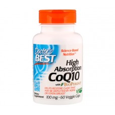 Коензим Q10 високої абсорбації 100 мг, BioPerine, Doctor's Best, 60 гелевих капсул