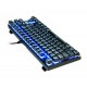 Клавіатура REAL-EL Gaming M28 RGB TKL USB, черная, механическая, подсветка