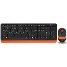 Комплект беспроводной A4tech Fstyler FG1010, Black+Orange