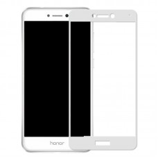 Захисне скло для Huawei P8 Lite, 5D Glass (Full Glue) white