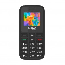 Мобільний телефон (бабусефон) Sigma mobile Comfort 50 HIT2020, Black, Dual Sim