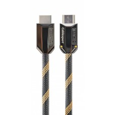 Кабель HDMI - HDMI 3 м Cablexpert Black/Yellow, V2.0, позолоченные коннекторы (CCBP-HDMIPCC-3M)
