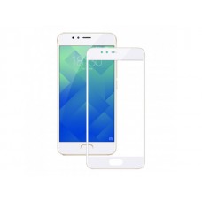Захисне скло для Meizu M5s, 5D Glass (Full Glue) white