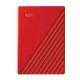 Зовнішній жорсткий диск 4Tb Western Digital My Passport, Red (WDBPKJ0040BRD-WESN)