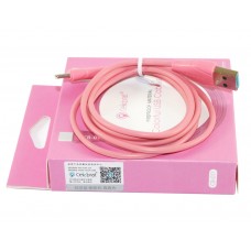 Кабель USB <-> USB Type-C, Celebrat, Pink, 1 м, (CB-01TP)