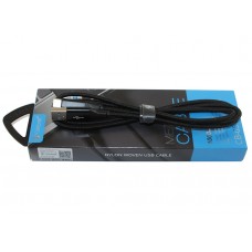 Кабель USB <-> USB Type-C, Celebrat, Black, 1 м, (CB-05TB)