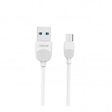 Кабель USB <-> USB Type-C, Celebrat, White, 1 м, (CB-11t)