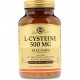 L-цистеин, L-Cysteine, Solgar, 500 мг, 90 капсул