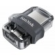Флеш накопитель USB 128Gb SanDisk Ultra Dual m3.0, Black, microUSB / USB 3.0 (SDDD3-128G-G46)
