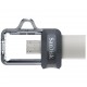 Флеш накопичувач USB 128Gb SanDisk Ultra Dual m3.0, Black, microUSB / USB 3.0 (SDDD3-128G-G46)