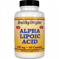 Альфа липоевая кислота 600 мг, Healthy Origins, 60 капсул