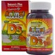 Витамин D3 для детей, со вкусом черной вишни, Animal Parade, Natures Plus, 90 жевательных таблеток