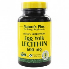 Лецитин з яєчного жовтка 600 мг, Natures Plus, 90 капсул