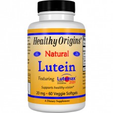 Лютеин 20 мг, Healthy Origins, 60 желатиновых капсул