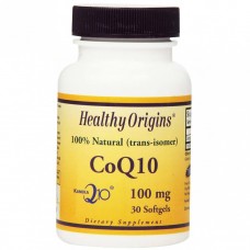 Коензим Q10, Kaneka (COQ10), Healthy Origins, 100 мг, 30 желатинових капсул
