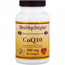 Коензим Q10, Kaneka (COQ10), Healthy Origins, 200 мг, 60 желатинових капсул