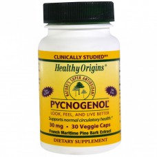 Пикногенол, Pycnogenol, Healthy Origins, 30 мг, 30 капсул