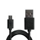 Кабель USB <-> microUSB, Black, 1.5 м, 2.1A, Grand-X, (PM015BS)
