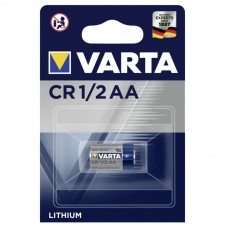 Батарейка CR-1/2, літієва, Varta, 700 мАг, 1 шт, 3V, Blister (06127101401)
