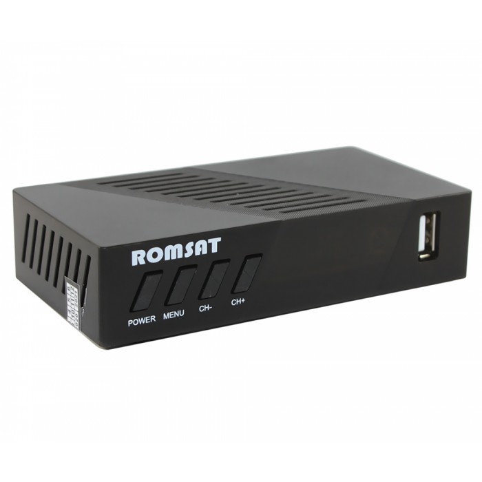 TV-тюнер зовнішній автономний Romsat T8008HD Black, DVB-T2, PVR, HDMI, USB