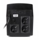 ИБП Maxxter MX-UPS-B1500-02 Black, 1500VA, 900 Вт, линейно-интерактивный, 3 розетки, батарея